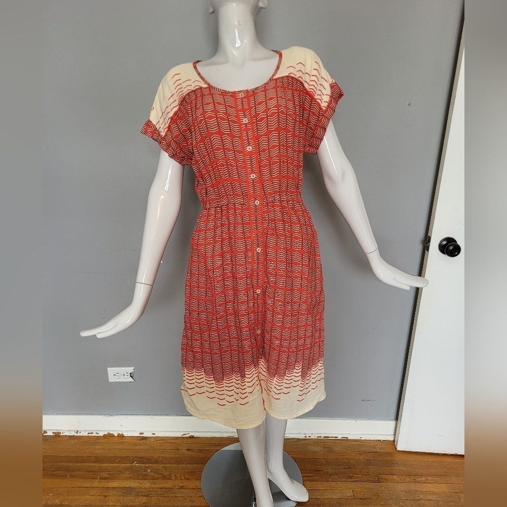 Anthropologie Maeve Veronica Shirtdress, VGUC, Size XS - Picture 2 of 9